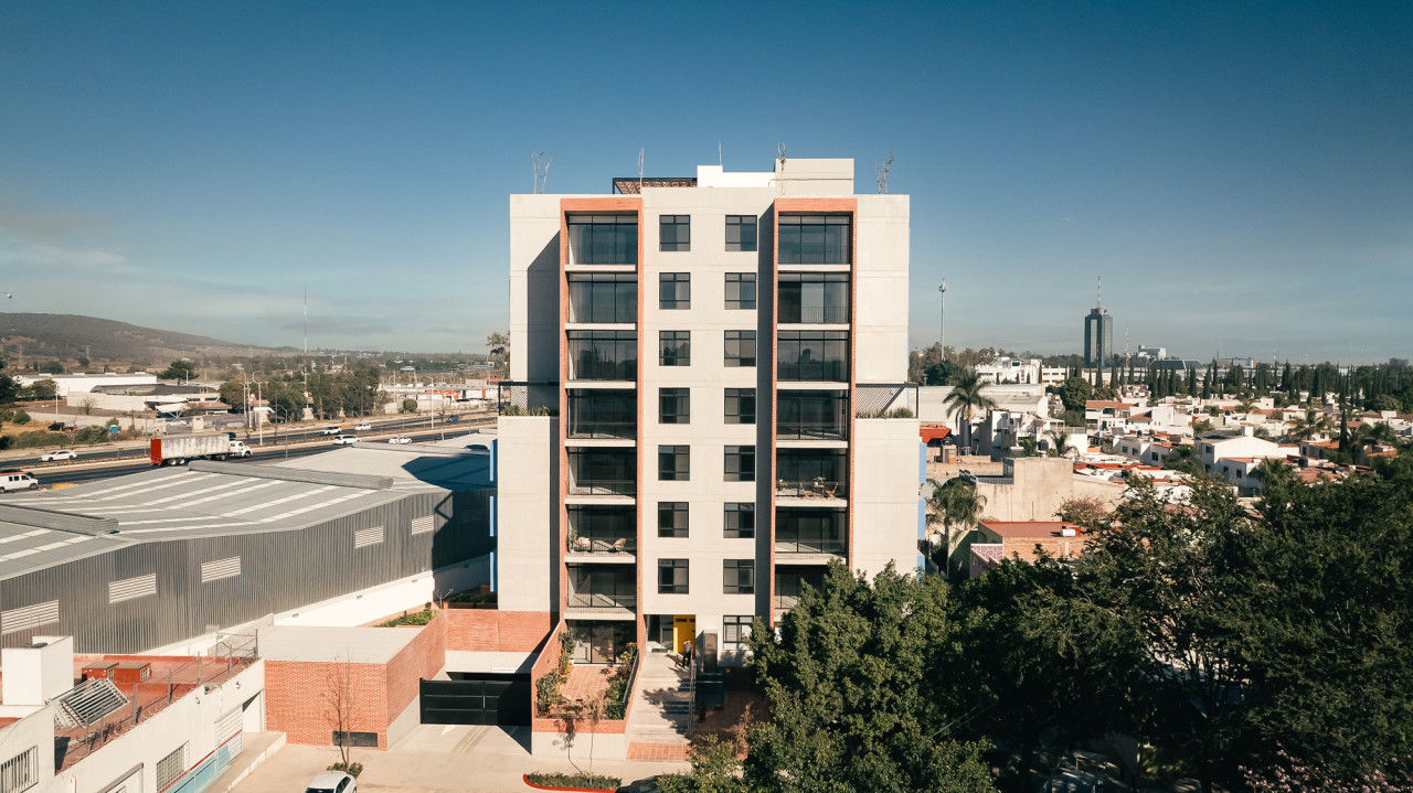 Cedros 1180, complejo de departamentos desarrollado por Grupo Casillas y ubicado en Zapopan, Jalisco.